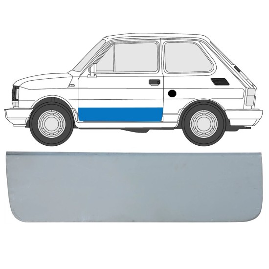 Popravni panel vrat za Fiat 126p 1972-2000 / Leva 17261