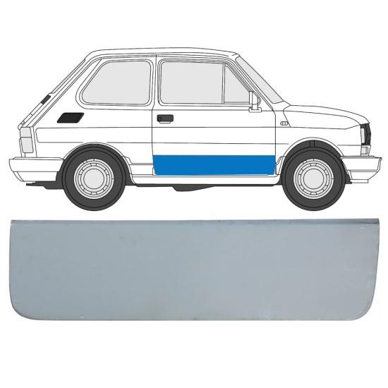 Popravni panel vrat za Fiat 126p 1972-2000 / Desna 17260