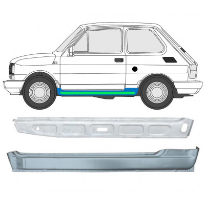 Popravni panel notranjega in zunanjega praga za Fiat 126p 1972-2000 / Leva 11717