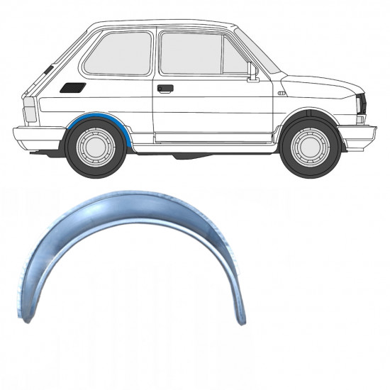 Bok delni za Fiat 126p 1972-2000 / Desna 7579