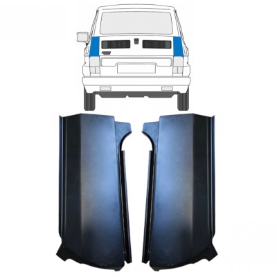 Popravni panel zadnjega vogala za Fiat 126p 1972-2000 / Levo+Desno / Komplet 14961