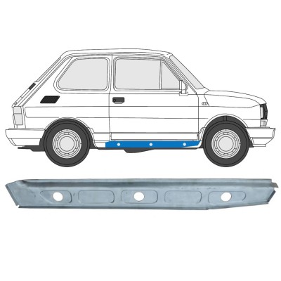 Notranji popravni panel praga za Fiat 126p 1972-2000 / Desna 15121