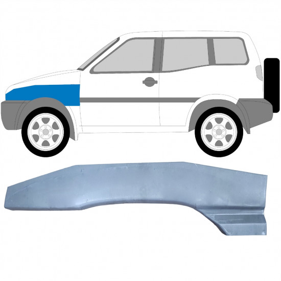 Popravni panel prednjega blatnika za Nissan Terrano 1993-1999 / Leva 8878