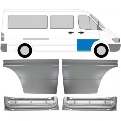 Notranji in zunanji popravni panel sprednjih vrat za Mercedes Sprinter 1995-2006 / Levo+Desno / Komplet 10510