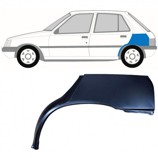 Bok delni za Peugeot 205 1983-1998 / Leva 10970