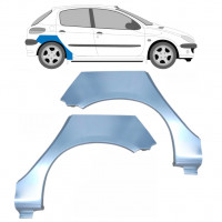 Bok delni za Peugeot 206 1998- / Levo+Desno / Komplet 9670