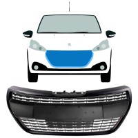 Črna Rešetka za Peugeot 208 2015-2019 ALLURE / Komplet 7537