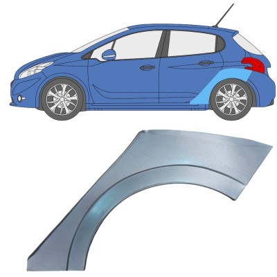 Bok delni za Peugeot 208 2012-2019 / Leva 16317