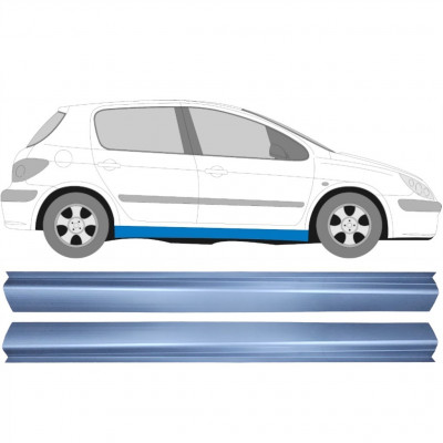 Popravni panel spodnjega praga za Peugeot 307 2001-2008 / Levo+Desno / Komplet 10244