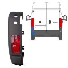 Zadnji vogal odbijača z lučjo za Peugeot Boxer 2006-2018 / Leva / Komplet 14093