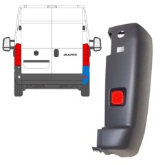 Vogal odbijača z odsevnikom za Fiat Ducato 2006-2018 / Desna / Komplet 9727