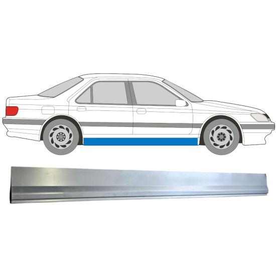 Popravni panel spodnjega praga za Peugeot 605 1989-1999 / Levo = Desno (simetrično) 15218