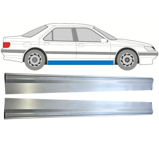 Popravni panel spodnjega praga za Peugeot 605 1989-1999 / Levo+Desno / Komplet 15219