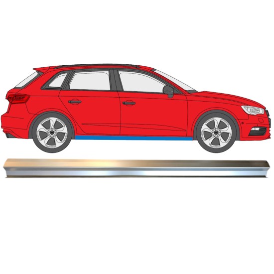 Popravni panel spodnjega praga za Audi A3 8V 2012-2020 / Desna 14992