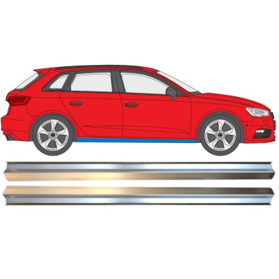 Popravni panel spodnjega praga za Audi A3 8V 2012-2020 / Levo+Desno / Komplet 14994