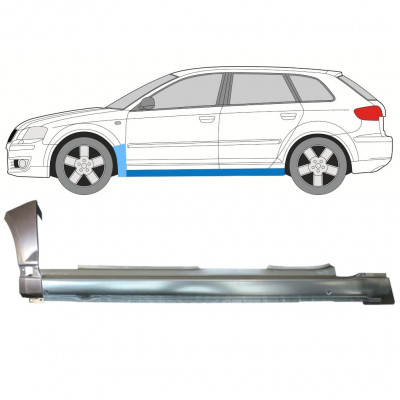 Popravni panel praga in sprednjega blatnika za Audi A3 8P 2003-2012 / Leva 11148
