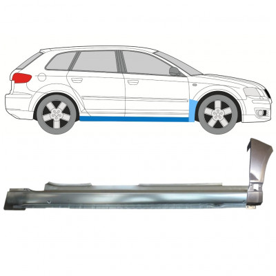 Popravni panel praga in sprednjega blatnika za Audi A3 8P 2003-2012 / Desna 11147