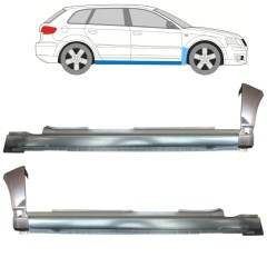 Popravni panel celotnega praga in sprednjega blatnika za Audi A3 8P 2003-2012 / Komplet 11149