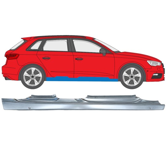Prag za Audi A3 8V 2012-2020 / Desna / HATCHBACK 17283
