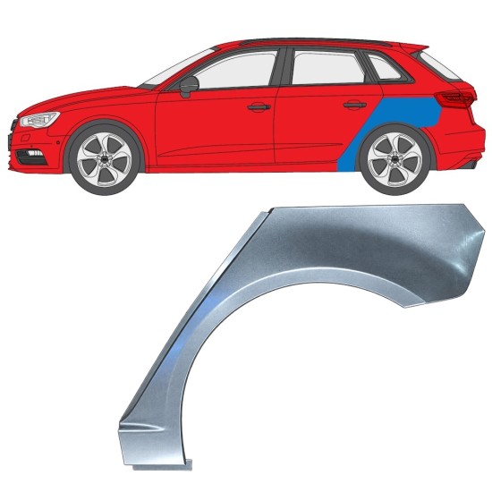 Bok delni za Audi A3 8V 2012-2020 / Leva / HATCHBACK 17281