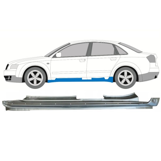 Prag za Audi A4 B6 2000-2004 / Leva 15158
