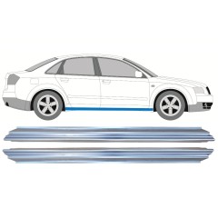 Prag za Audi A4 B6 2000-2004 / Levo = Desno (simetrično) / Komplet 9759