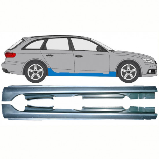 Prag za Audi A4 B8 2007-2015 / Levo+Desno / Komplet 10587