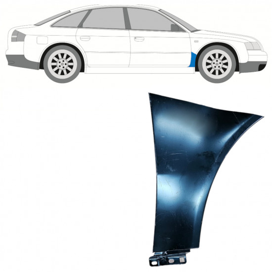 Popravni panel prednjega blatnika za Audi A6 C5 1997-2004 / Desna 7591