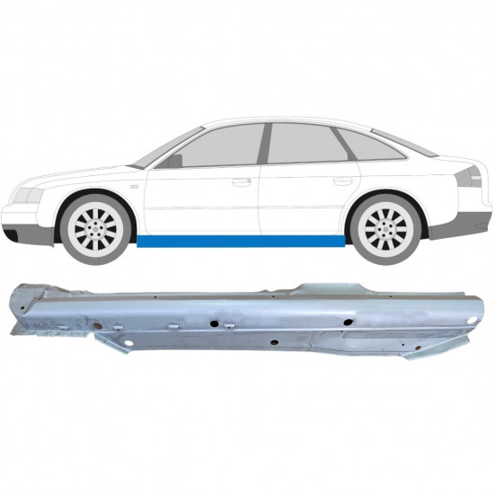 Prag za Audi A6 C5 1997-2004 / Leva 9118