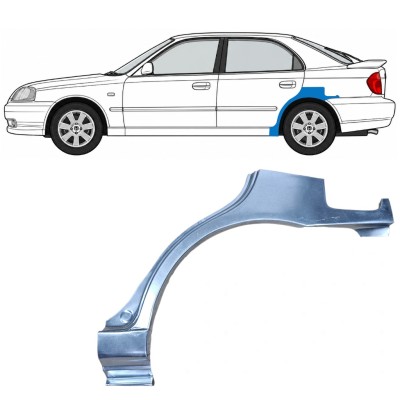 Bok delni za Hyundai Accent 2000-2006 / Leva 7594