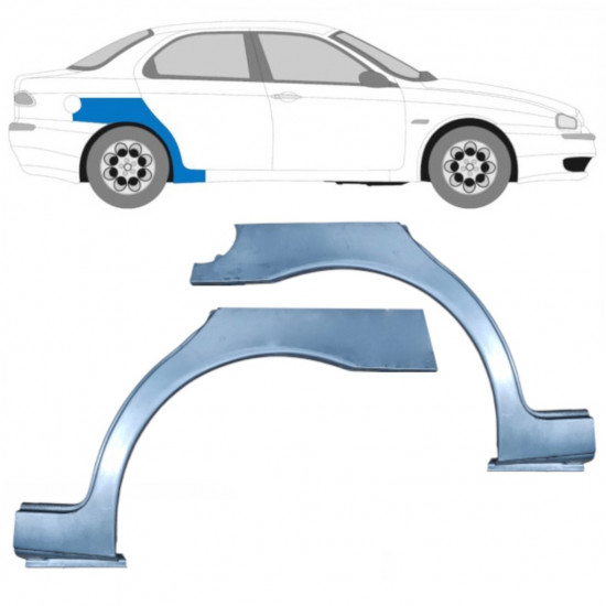 Bok delni za Alfa Romeo 156 1997-2005  / Levo+Desno / SEDAN / Komplet 9438