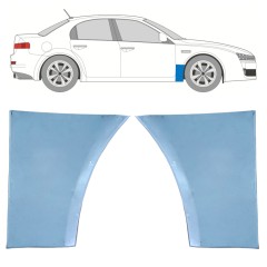 Popravni panel prednjega blatnika za Alfa Romeo 159 2005-2012 / Levo+Desno / Komplet 11279