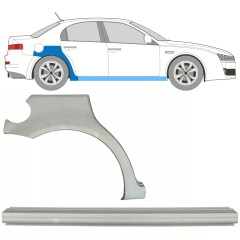 Reparaturni del praga in zadnjega blatnika za Alfa Romeo 159 2005-2012 / Desna / Komplet 10316