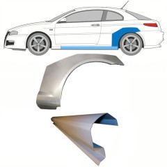 Reparaturni del praga in zadnjega blatnika za Alfa Romeo GT 2003-2010 / Leva / Komplet 8702