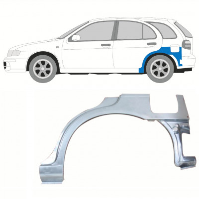 Popravni panel zadnjega blatnika za kolesom za Nissan Almera 1995-2000 / Leva 10222