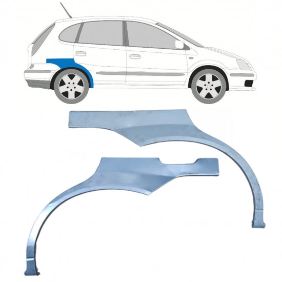 Bok delni za Nissan Almera Tino 2000-2006 / Levo+Desno / Komplet 10585