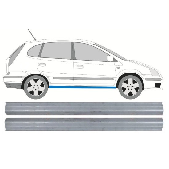 Prag za Nissan Almera Tino 2000-2006 / Levo = Desno (simetrično) / Komplet 10649