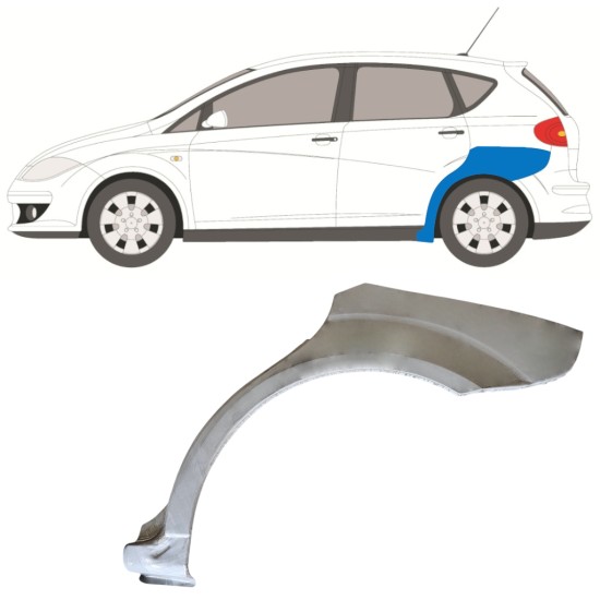 Bok delni za Seat Altea 2004-2015 / Leva 15047