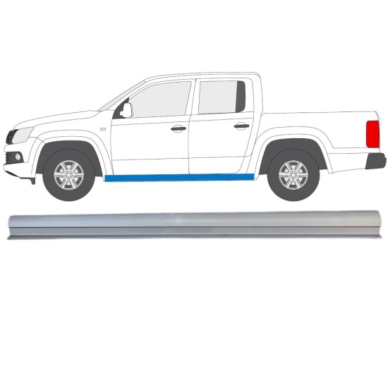 Popravni panel spodnjega praga za Volkswagen Amarok 2010-2022 / Leva 15099 Popravni panel spodnjega praga za Volkswagen Amarok 2010-2022 / Leva 15099
