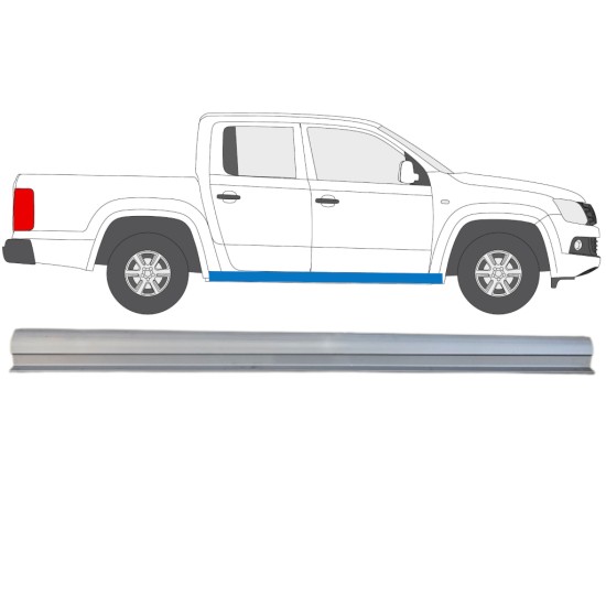 Popravni panel spodnjega praga za Volkswagen Amarok 2010-2022 / Desna 15098 Popravni panel spodnjega praga za Volkswagen Amarok 2010-2022 / Desna 15098