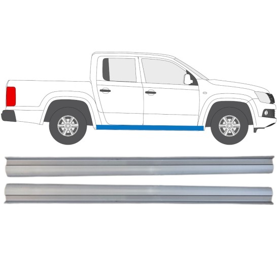 Popravni panel spodnjega praga za Volkswagen Amarok 2010-2022 / Levo+Desno / Komplet 15100 Popravni panel spodnjega praga za Volkswagen Amarok 2010-2022 / Levo+Desno / Komplet 15100