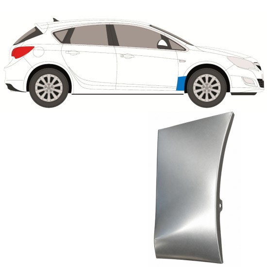 Popravni panel prednjega blatnika za Opel Astra J 2009-2015 / Desna 17165