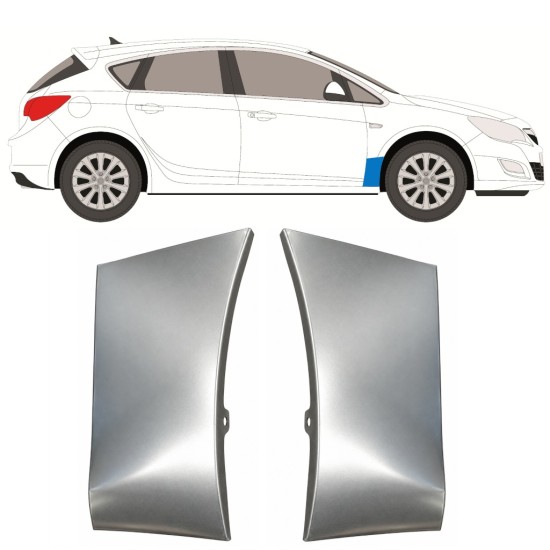 Popravni panel prednjega blatnika za Opel Astra J 2009-2015 / Levo+Desno / Komplet 17167
