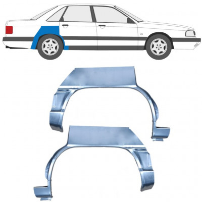 Bok delni za Audi 100 C3 1982-1991 / Levo+Desno / Komplet 9993