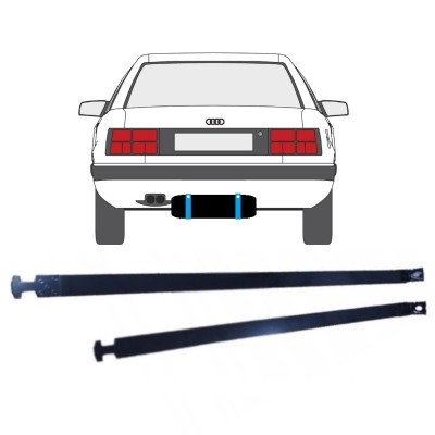 Trakovi za pritrditev rezervoarja goriva za Audi 100 C3 1982-1990 14955