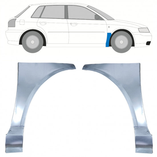 Popravni panel prednjega blatnika za Audi A3 8L 1996-2003 / Komplet 11804