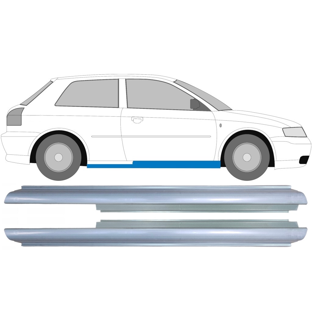 Prag Za Audi A3 8L 1996-2003 / Levo+Desno / Komplet 9169