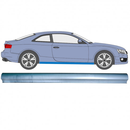 Prag za Audi A5 S5 B8 2007-2016 / Levo = Desno (simetrično) 12892