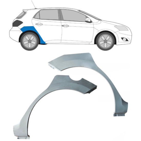 Bok delni za Toyota Auris 2007-2012 / Levo+Desno / Komplet 16855