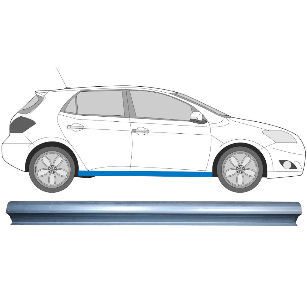 Prag Za Toyota Auris 2007-2012 / Levo = Desno (Simetrično) 7066
